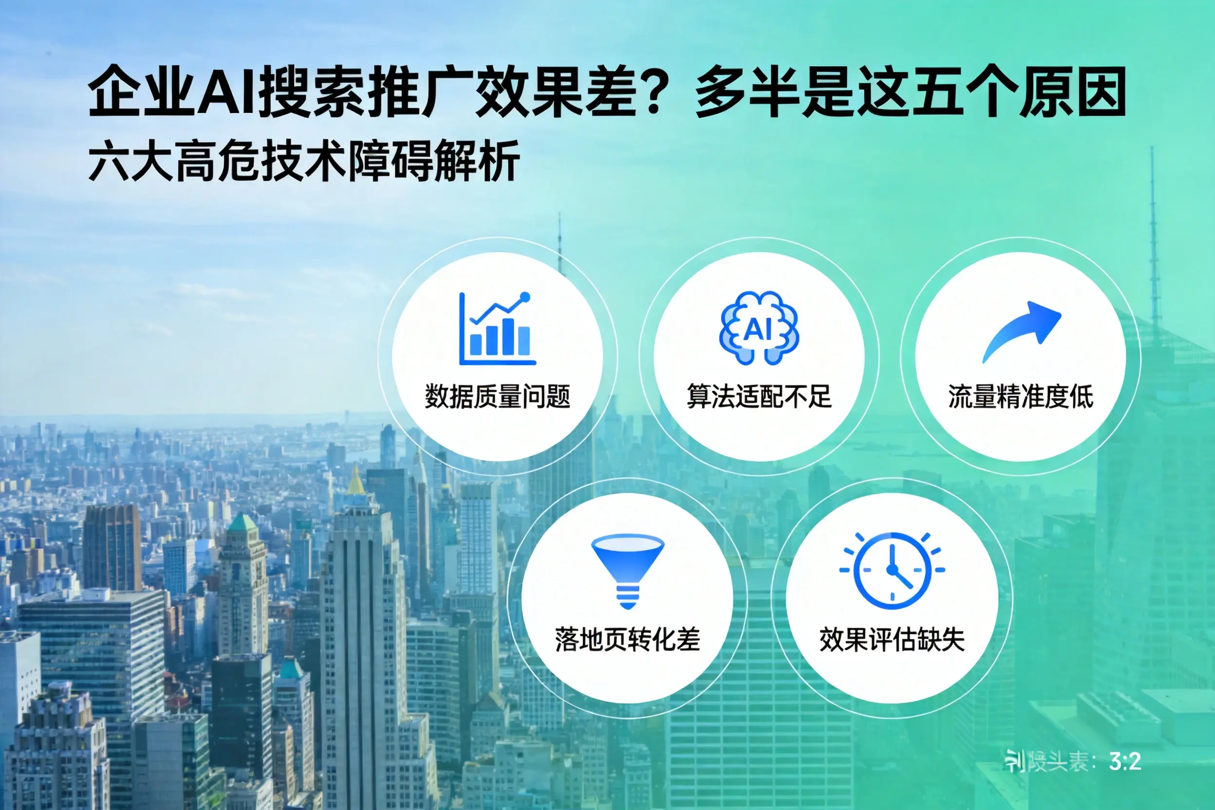 望江企业AI搜索推广效果差?多半是这五个原因